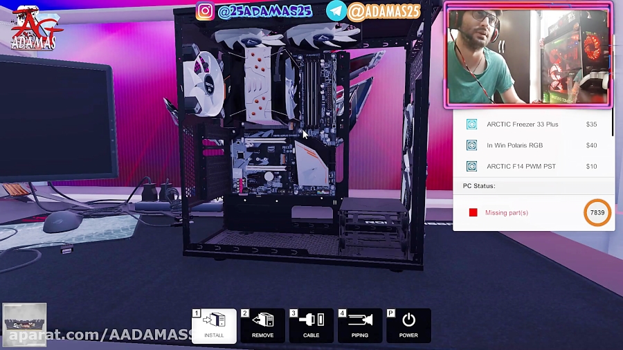 اسمبل کردن سیستم خفن دیگه در شبیه ساز PC Building Simulator