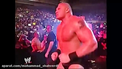 مبارزه ی کشتی کج براک لزنر و ر...