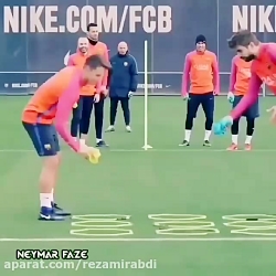 تمرین باحال و جالب بارسلونا......