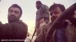 پشت صحنه فیلم عاشقانه، جنگی رو...