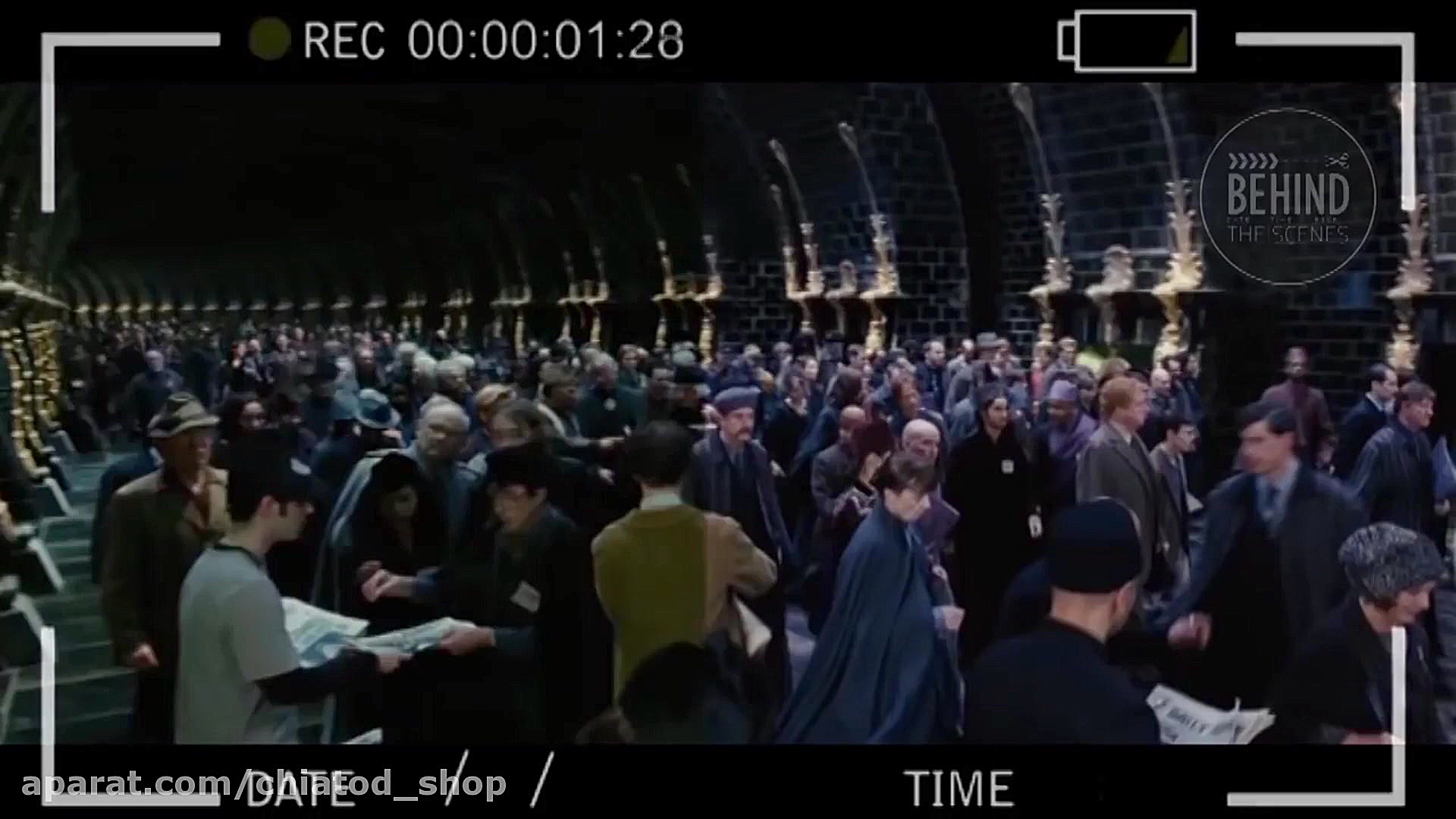 پشت صحنه جلوه های ویژه فیلم هری پاتر Harry Potter زمان323ثانیه
