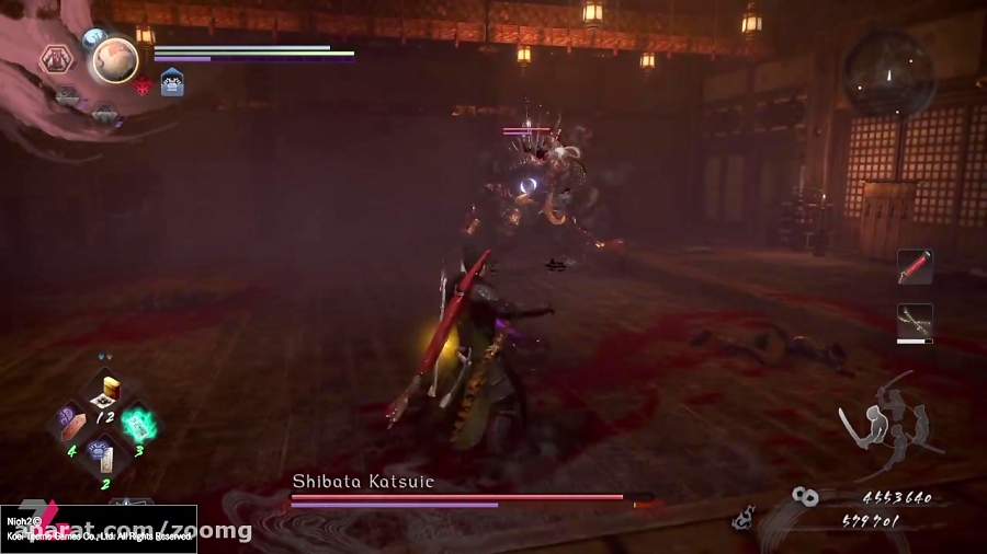 ویدیو راهنمای باس فایت Shibata Katsuie بازی Nioh 2 - زومجی