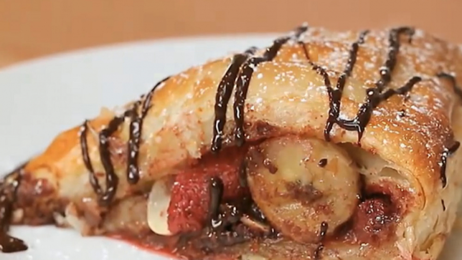 آشپزی سالم - پای شکلات و توت فرنگی صبحانه - کلینیک لاغری سیبیتا