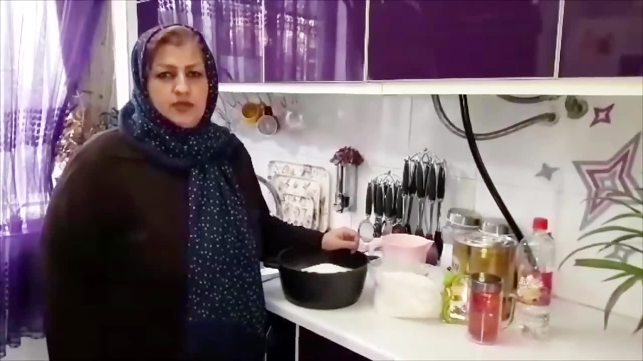 طرز تهیه حلوای نذری زعفرانی همراه با خاله سیما