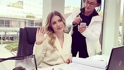 ادا اجه در پشت صحنه سیب ممنوعه...