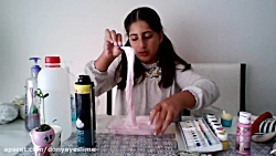 آموزش درست کردن اسلایم