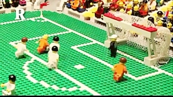 فوتبال هلند-شیلی به سبک لگو