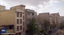 تگرگ شدید در تهران- ١۴ فروردین