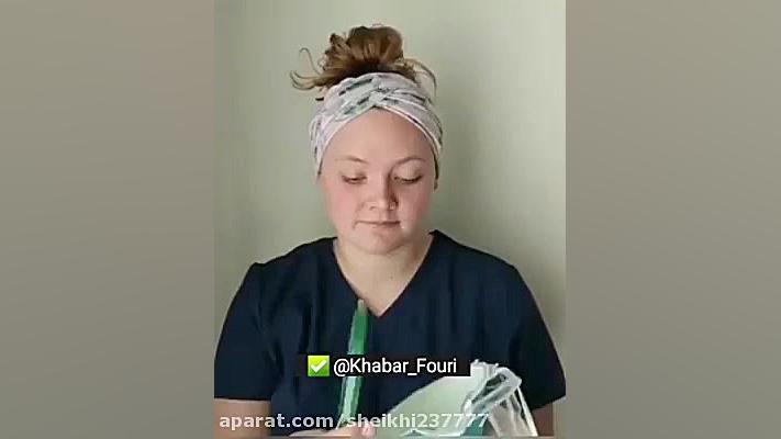 برداشتن و استفاده مجدد ماسک N 95 منافذ باز پوست