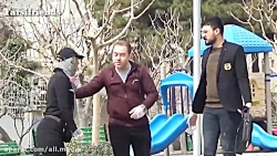 دوربین مخفی  پول دادیم زنه شوه...