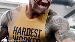 تمرینات بدنسازی راک، بازیگر و...