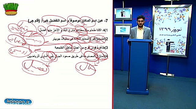 کلاس نوروزی قلم چی-دکتر مهدی اسماعیلی-مشتقات عربی کنکور با دکتر مهدی اسماعیلی