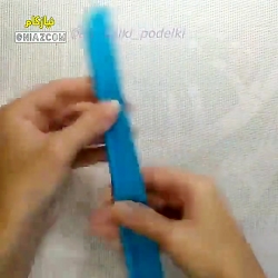 با کاغذ رنگی این تابلوی سه بعد...