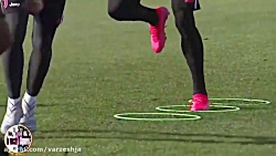 کریستیانو رونالدو در تمرینات ی...