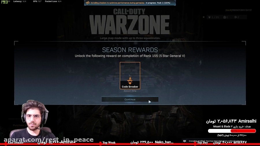 پارت 5 استریم Call of Duty Warzone منو تونی شما همه !!