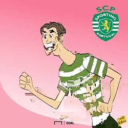 کاریکاتور از چهره رونالدو در چ...