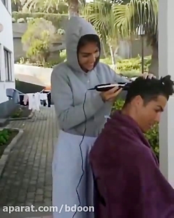 آرایشگر کریستیانو رونالدو در ق...