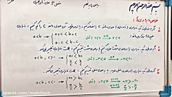 مبحث عبارتهای جبری - نابرابری...
