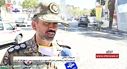 ضدعفونی معابر شهر کرمان توسط فرماندهی آماد و پشتیبانی منطقه7 جهت مقابله با کرونا