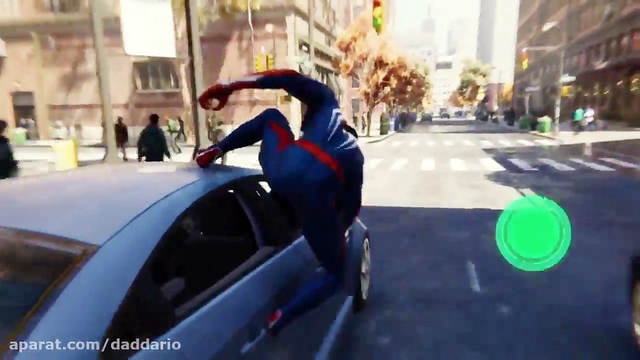 دستگیری سارقان توسط مرد عنکبوتی در بازی Spider-Man PS4