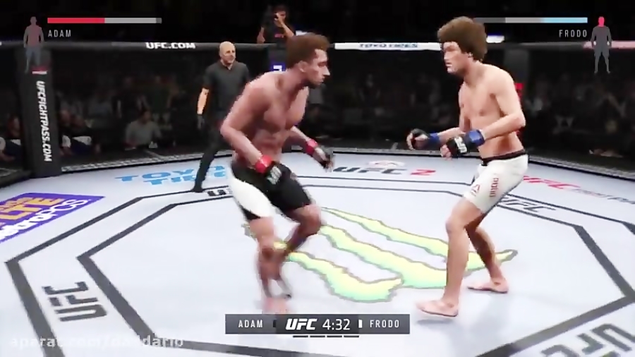 ناک اوت های شدید در بازی EA Sports UFC 2