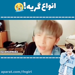 انواع گریه با بی تی اس