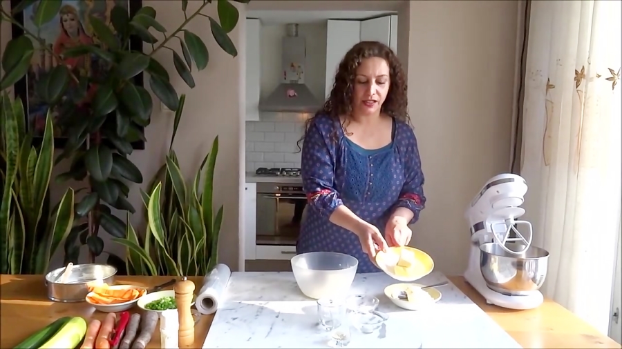 کیک سبزیجات