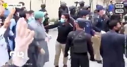 اعتراض و درگیری پزشکان و پرستا...