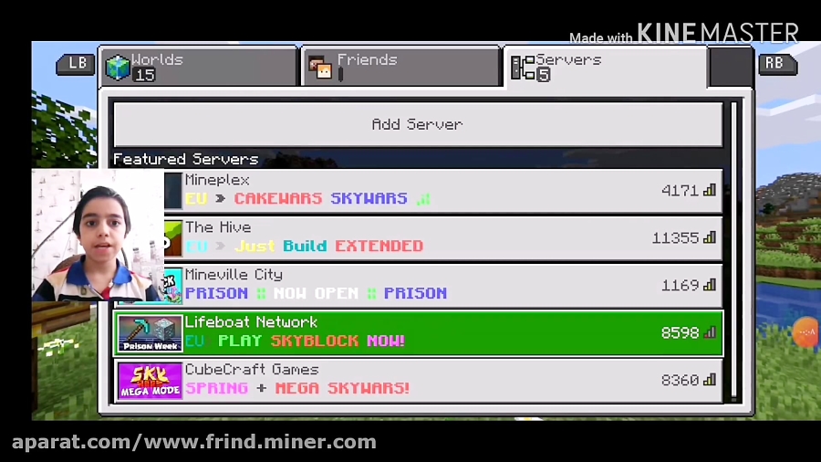 Minecraft online Server mineplex