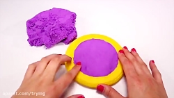 کارتون خمیر بازی -  ساخت همبرگ...