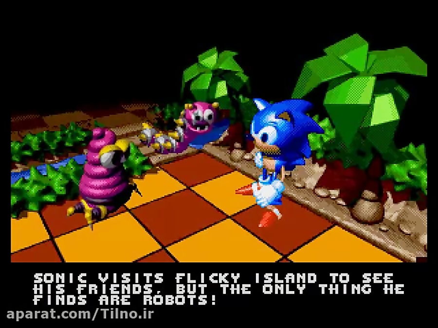 گیم پلی بازی Sonic 3D Blast برای Sega Genesis