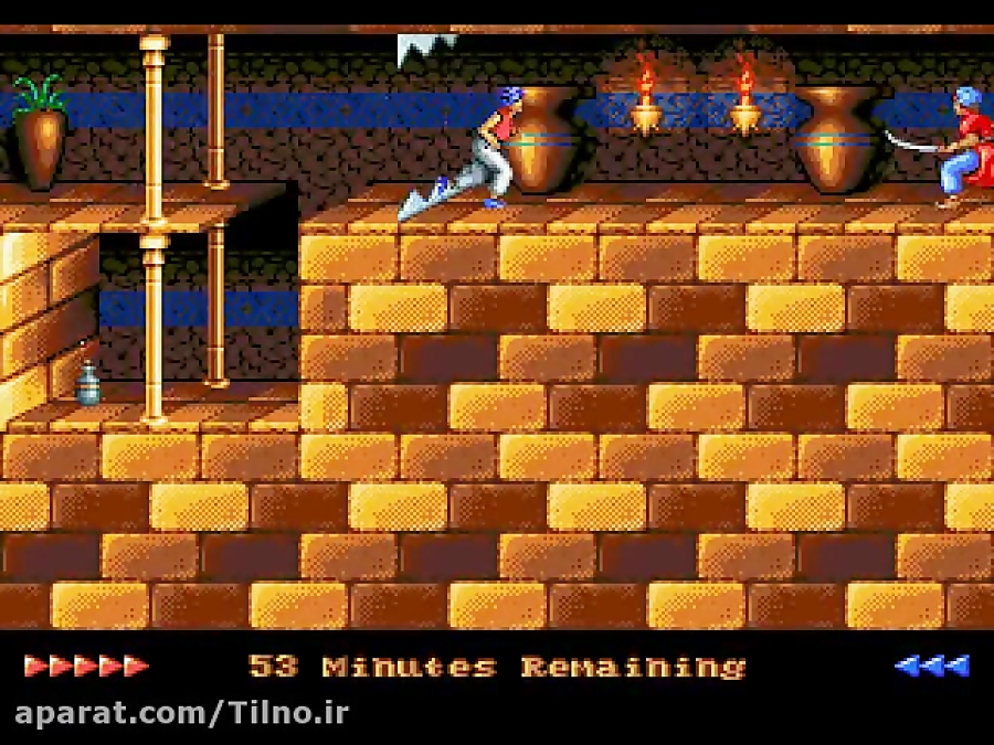 گیم پلی بازی Prince of Persia برای Sega Gensis