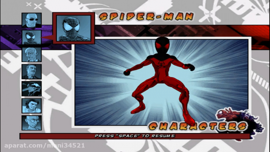 لباس (Scarlet Spider (Kaine) برای بازی Ultimate Spider-Man