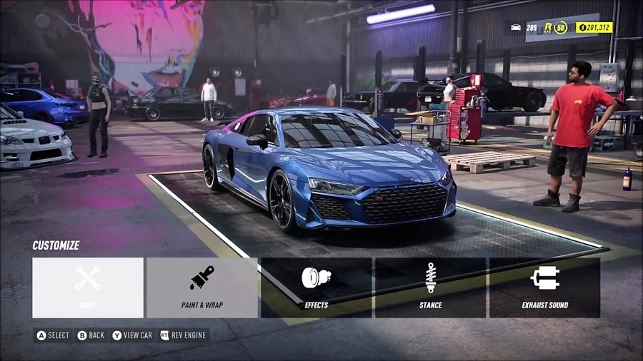 Need for Speed Heat - Audi R8 V10 Performance 2019 - Customize | Tuning Car ( PC