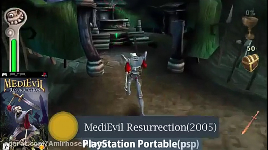 سیر تکامل : بازی های MediEvil ( از سال 1998 تا 2019 ) - برای PS1 , PSP , PS4 )