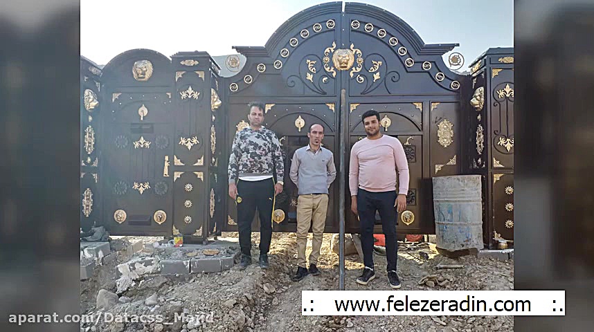 رادین فلز ◼ ساخت انواع درب فرفورژه ◼ نرده و حفاظ◼ پنجره سکوریت ⚡felezeradin.com⚡ اندودنتیکس