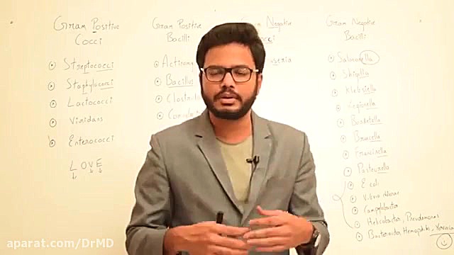 طرز بیادسپاری باکتریهای گرم مثبت منفی بی هوازی باسیل کوکسی دکتر مهدی صادقی