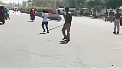 تنبیه بدنی با چماق برای جلوگیر...