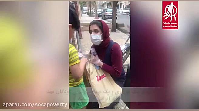 توزیع پیک نوروزی و بسته‌ی بهداشتی برای کودکان مهد خانه ایرانی خاک‌سفید کوبی برایانت