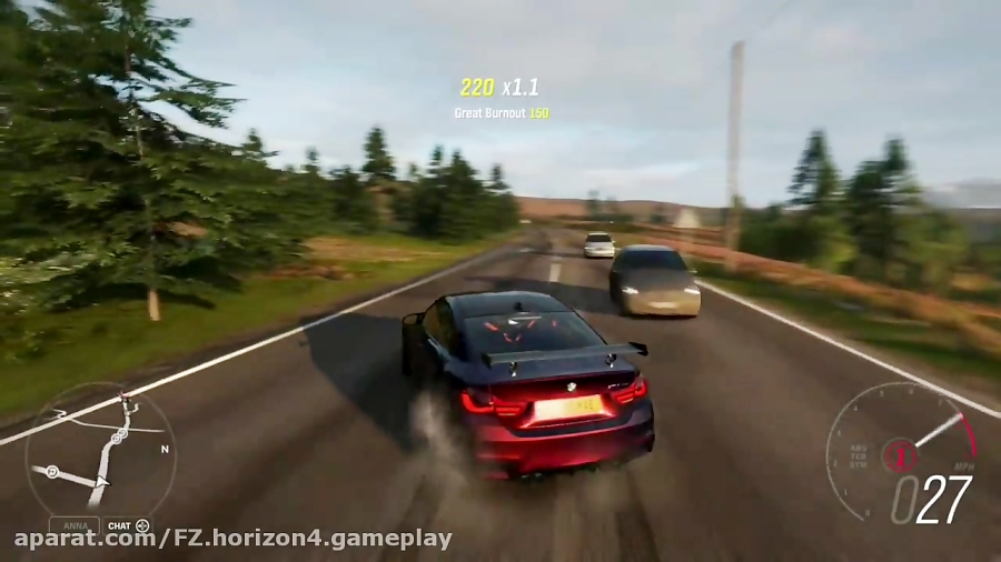 مسابقه و رانندگی  BMW M4 gts در Forza Horizon 4