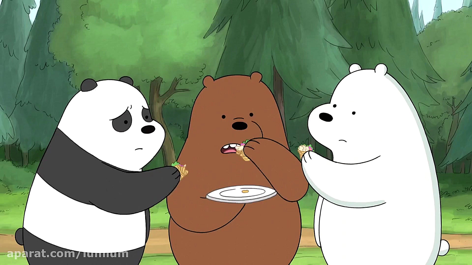 انیمیشن سه خرس کله پوک We Bare Bears فصل 1 قسمت 3 دوبله فارسی زمان687ثانیه