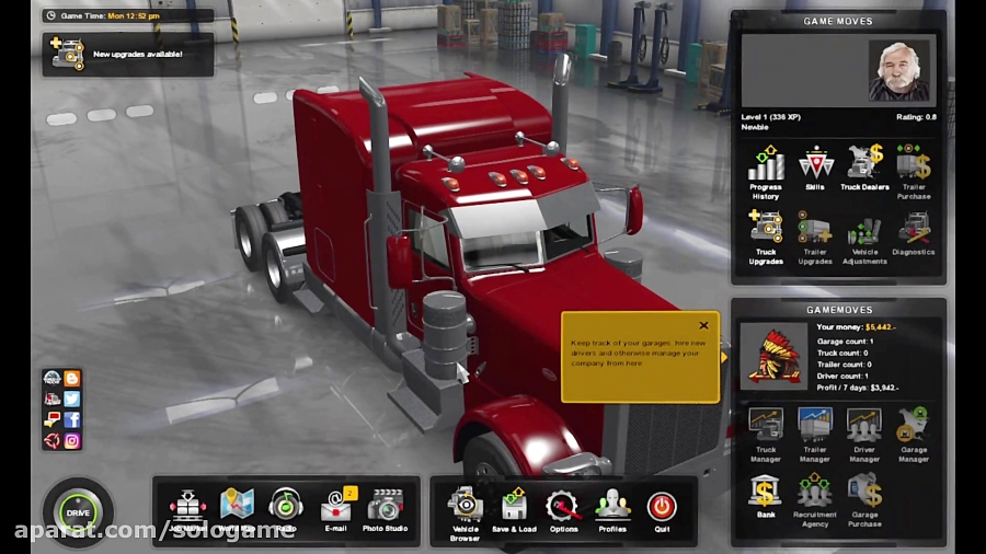 نقد و برسی بازی American Truck Simulator