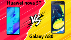 مقایسه Samsung Galaxy A80 با Huawei nova 5T