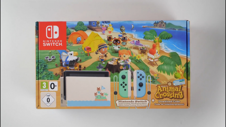 آنباکسینگ کنسول Nintendo Switch Animal Crossing