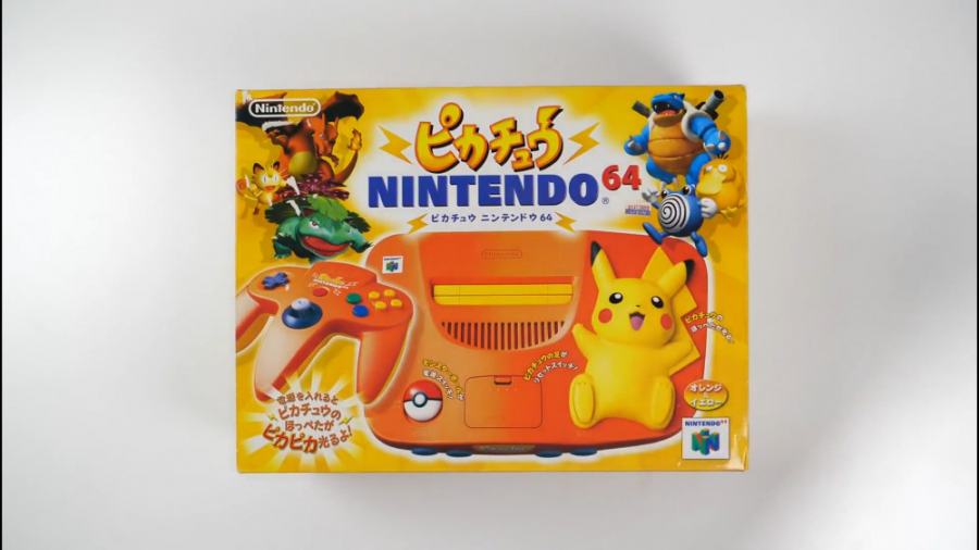 آنباکسینگ کنسول Nintendo 64 Pokemon Pikachu Edition