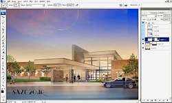 آموزش تغییر تصویر آسمان رندر معماری در پست پروداکشن