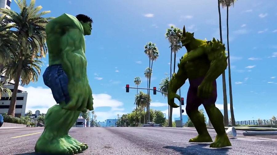 نبرد ابر قهرمانان - مبارزه بین : THE INCREDIBLE HULK VS ULTIMATE GREEN GOBLIN