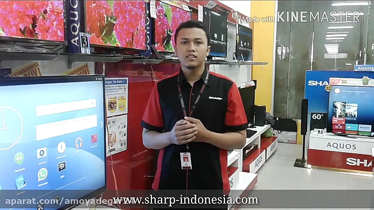 فیلم معرفی تلویزیون 55 اینچ اسمارت شارپ SHARP TV 55LE570X زمان462ثانیه