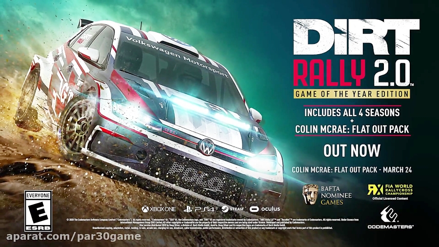 DiRT Rally 2.0 Colin McRae FLAT OUT Pack - پارسی گیم