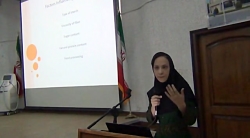سحنرانی کارشناس تغذیه خانم مست...